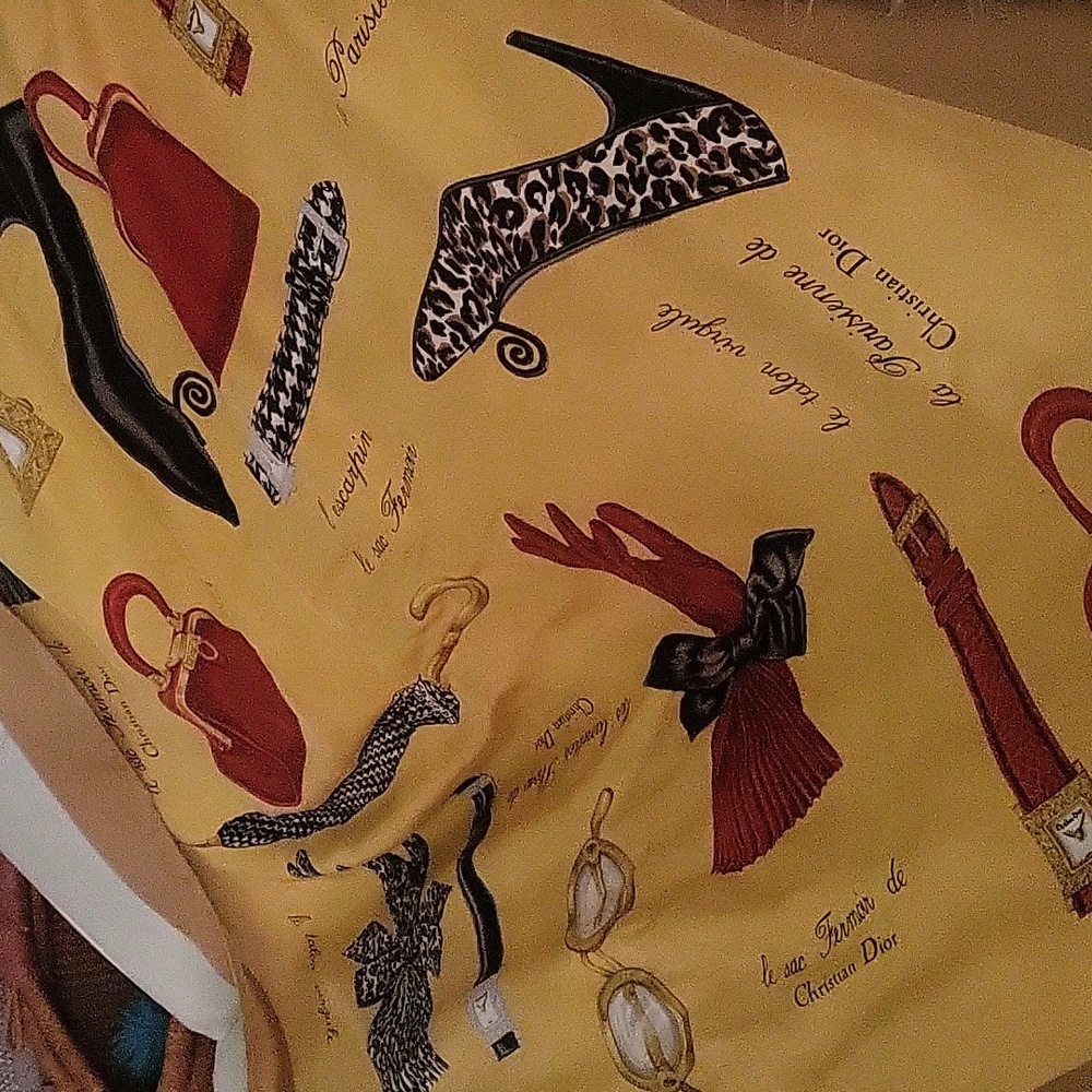 Vintage Christian Dior Silk Scarf